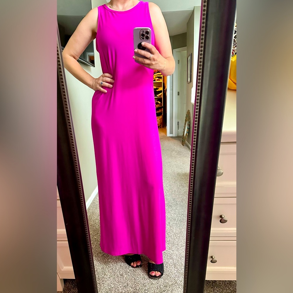 MSK pink dress